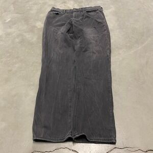Vintage y2k 90s baggy black grunge faded jeans